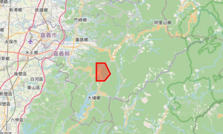 氣象署針對嘉義縣發布災防告警訊息。（圖／氣象署）
