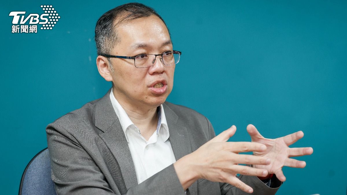 銘傳大學金融科技學系主任林盟翔。(圖/華子琛攝)