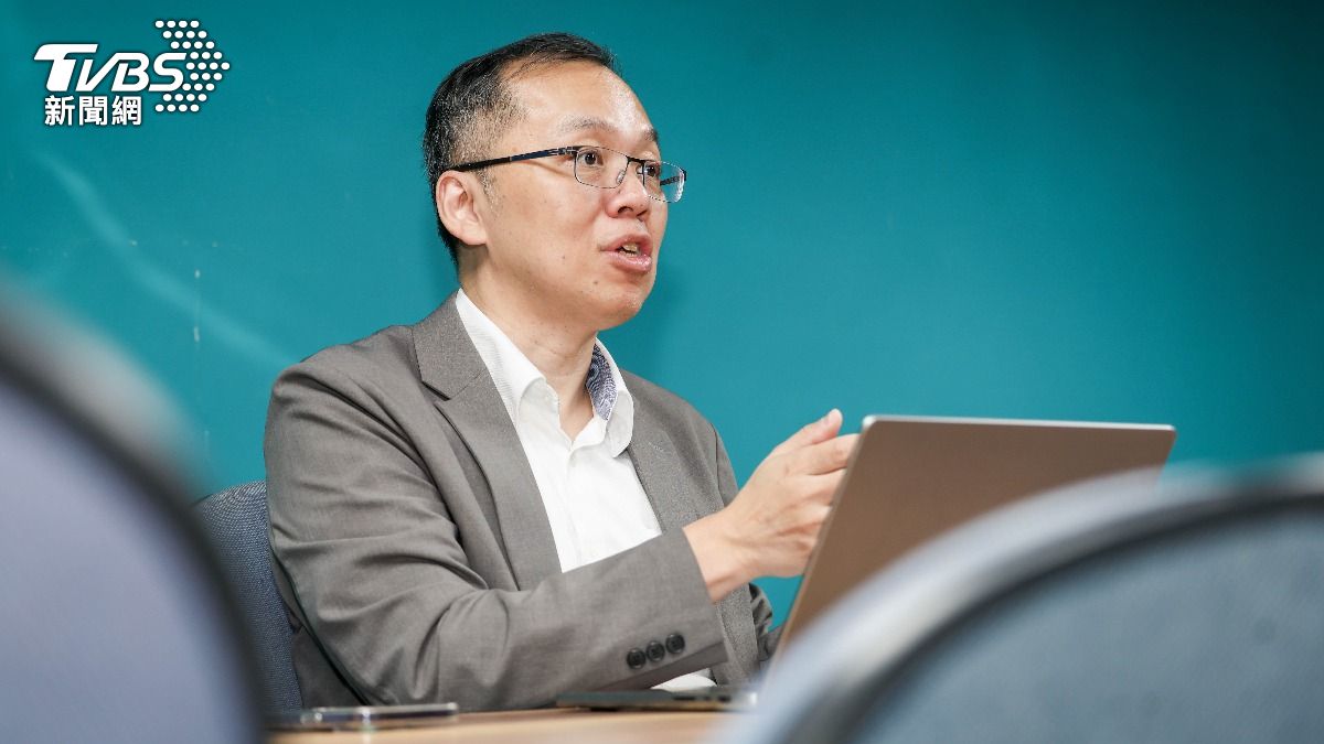 銘傳大學金融科技學系主任林盟翔。(圖/華子琛攝)