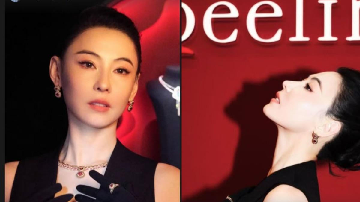 張柏芝現身北京美到發光！黑色女王造型曝　兩套珠寶秒售出