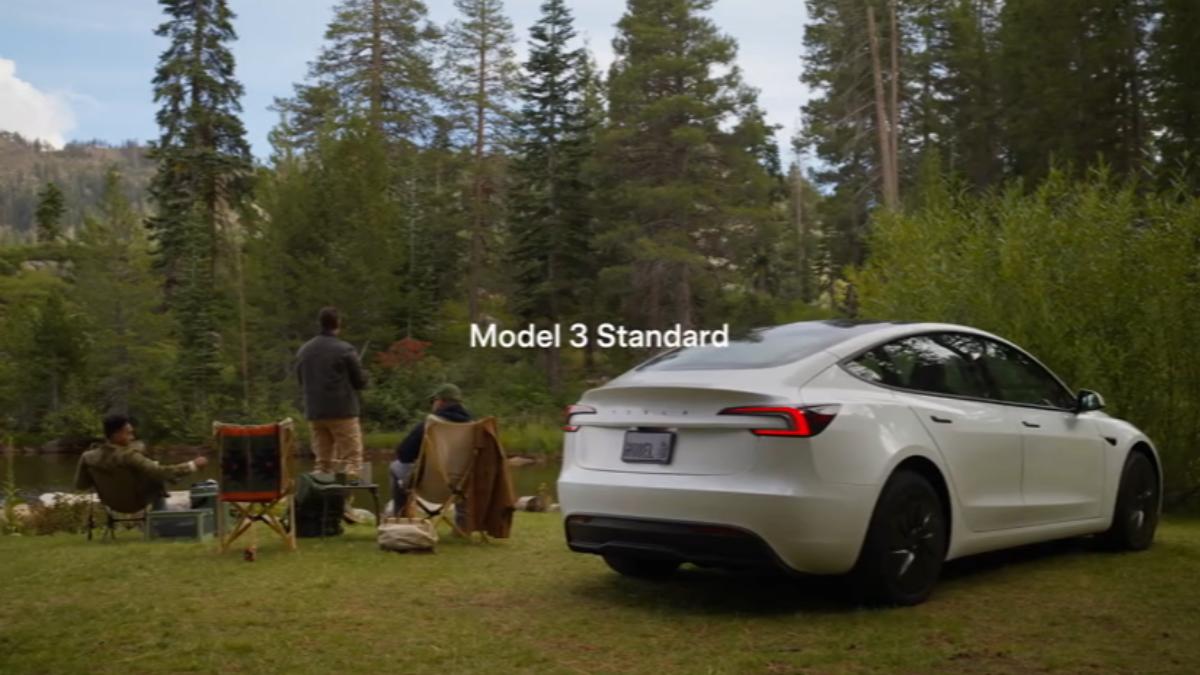 特斯拉Model 3 入門版目前在台灣沒有販售。(圖/翻攝特斯拉官方YT)