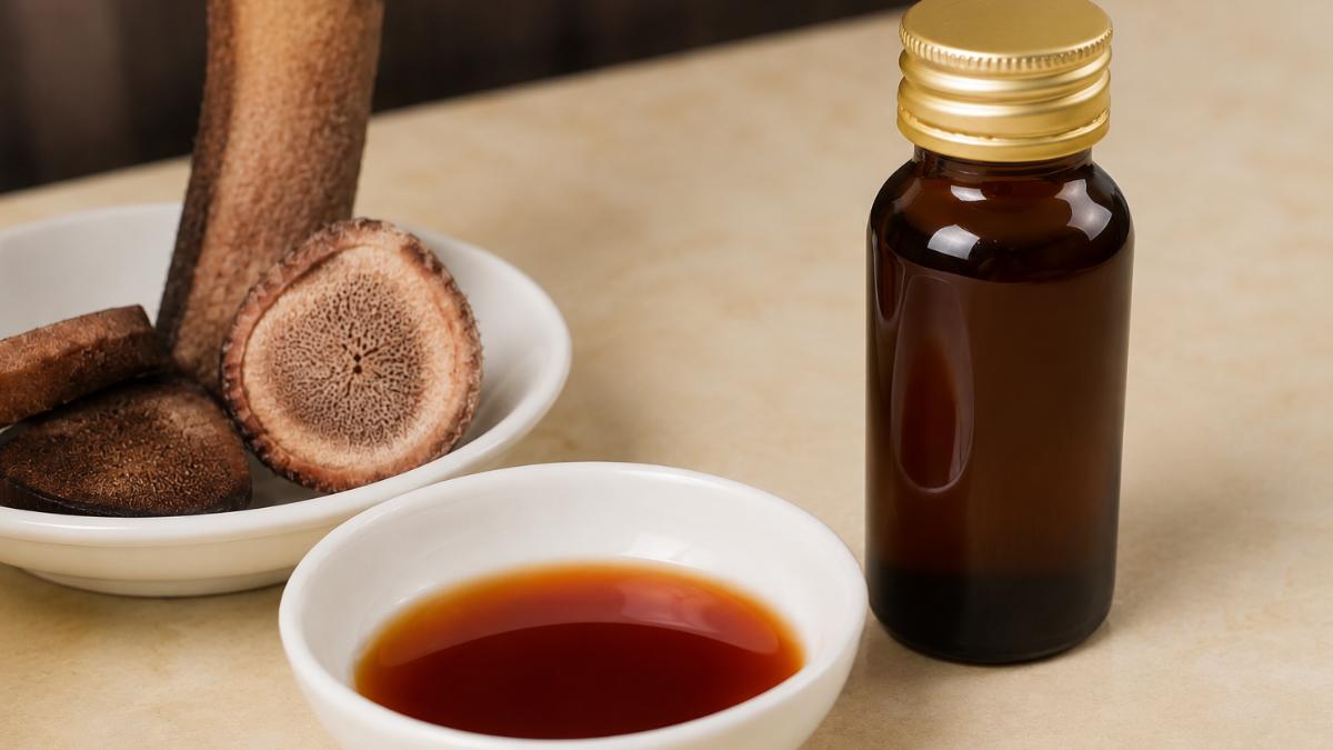 鹿茸屬於溫補、補陽氣的藥材。（圖／AI生成）