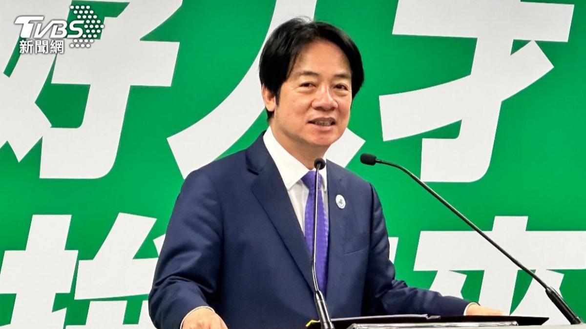 賴清德針對台海局勢與台美關係提出五點說明。（圖／潘袁詩羽攝）