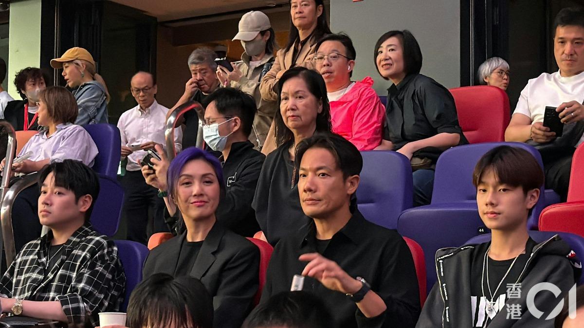 楊千嬅一家也來到現場。（圖／香港01提供）