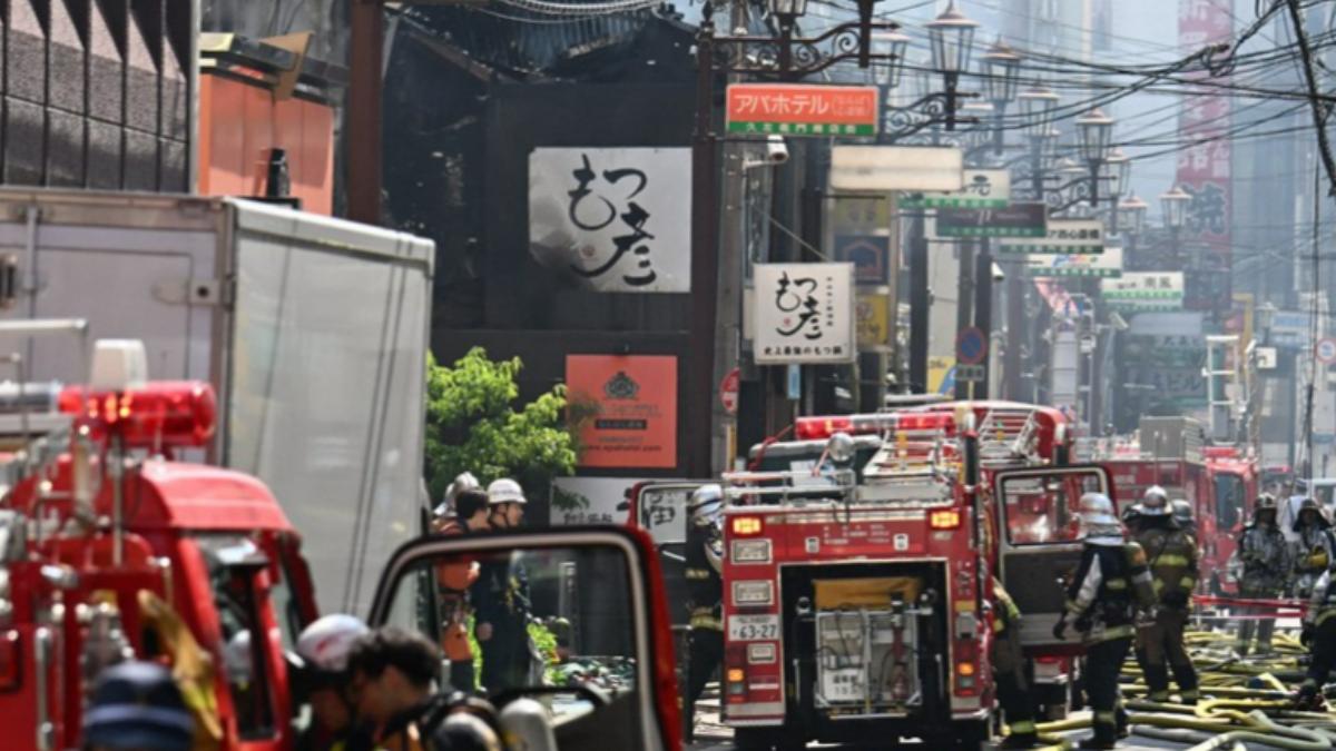 大阪道頓堀商圈火警!濃煙竄天波及4棟建築 台籍遊客嚇壞避難