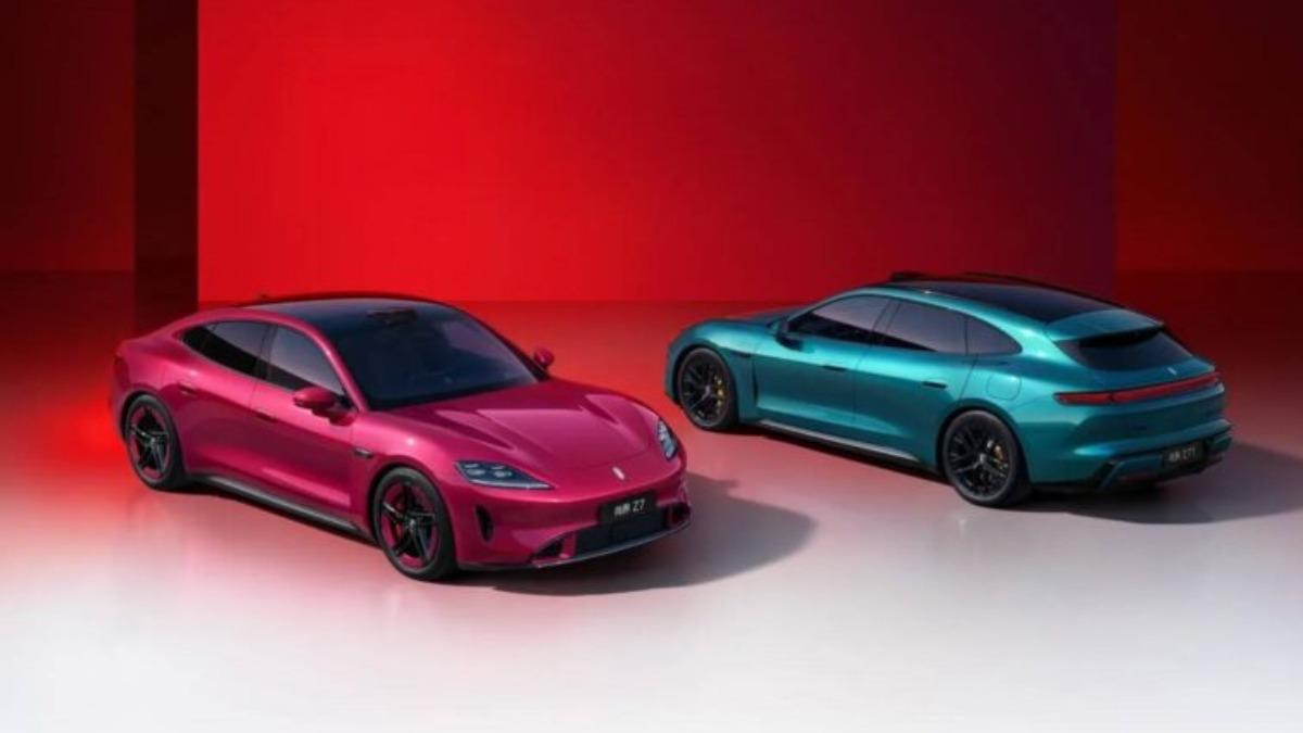 尚界Z7長得超像Porsche Taycan。(圖/尚界提供)