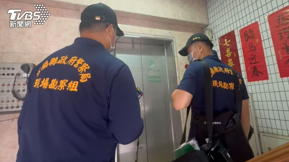 鑑識人員到場採證。（圖／TVBS）