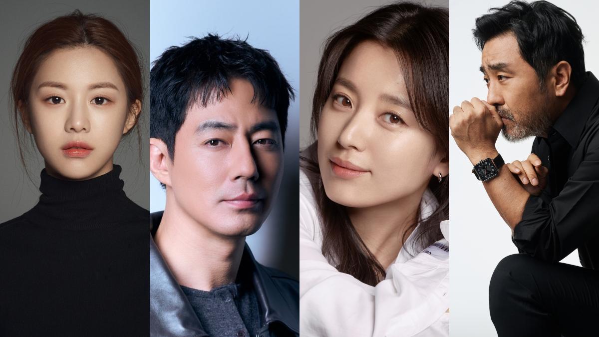 高允貞（左起）、趙寅成、韓孝周、柳承龍回歸《異能2》。（圖／Disney+提供）