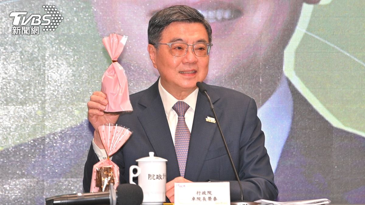 執政2周年!卓揆細數政績如「可麗露」:以專業、毅力執政