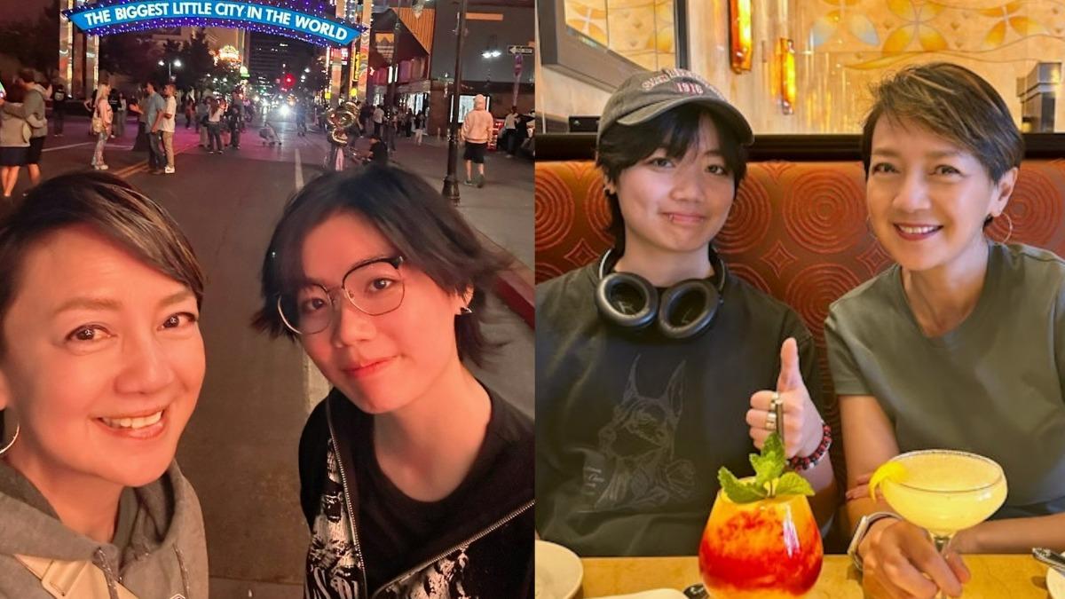 楊婉儀的女兒五官輪廓立體深邃，二人外貌極為相似。（圖／翻攝自＠winnieyyoung IG）