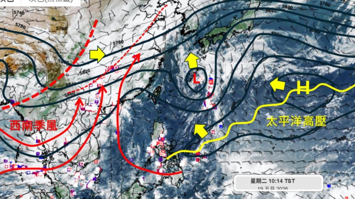 颱風比梅雨先到?專家揭「機率還不低」 未來一週防午後雷雨