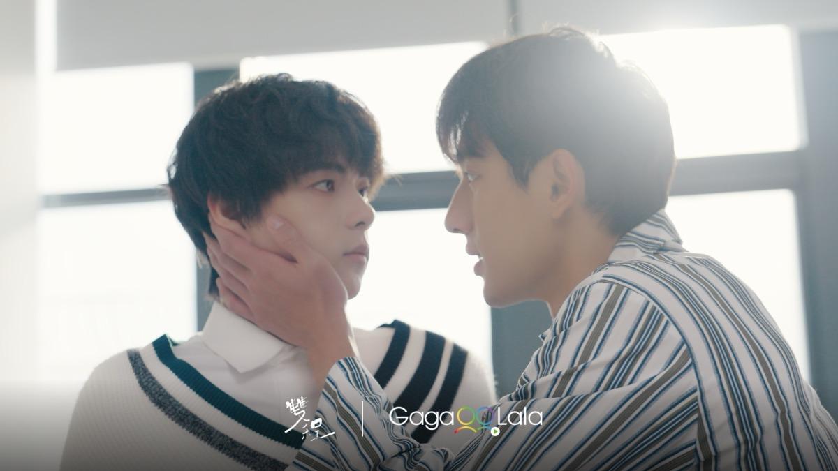 呂思瞳(左)擔任《雙程》男主角。(圖/GagaOOLala提供)