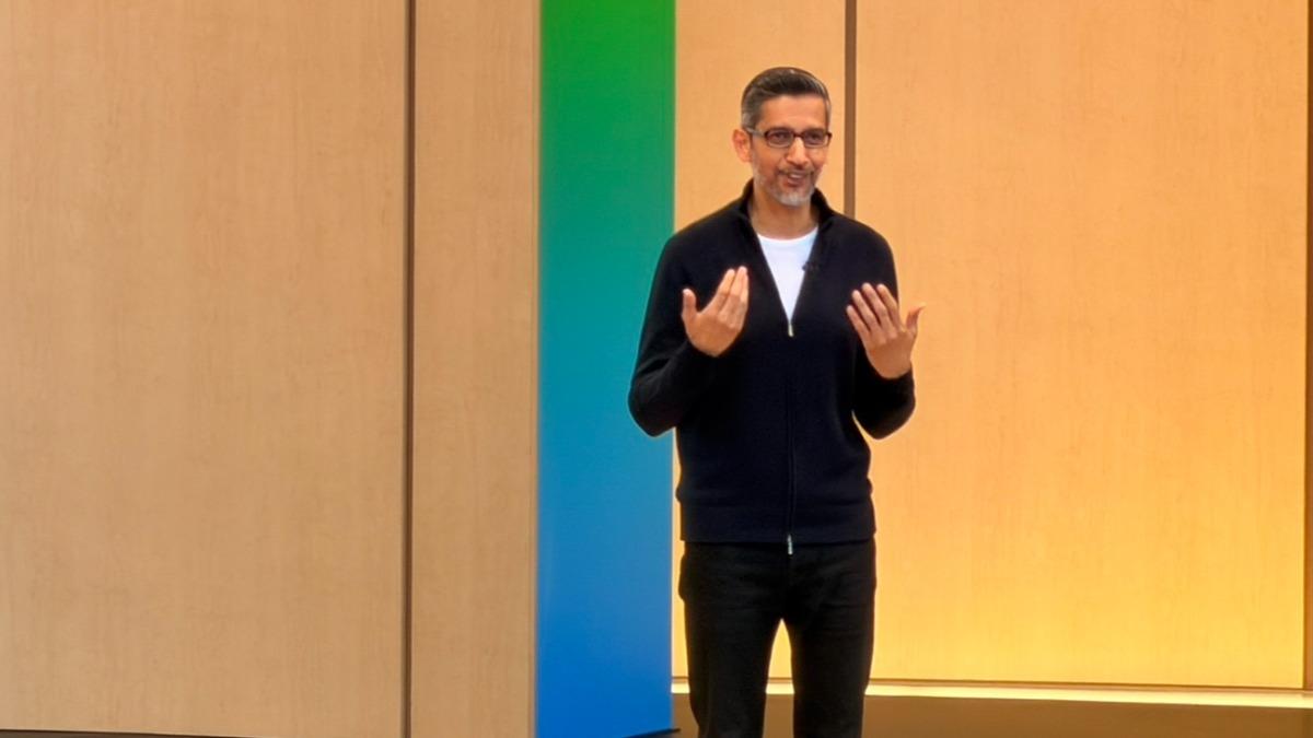 Google開發者大會宣布,YouTube迎來史詩級改版。(圖/TVBS)