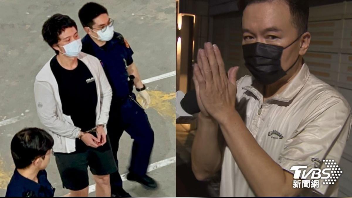 孫安佐遭逮捕，孫鵬日前露面受訪。（圖／TVBS）