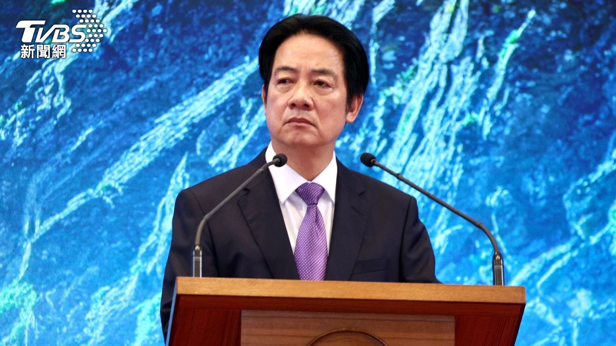 賴清德喊話在野黨,不要以莫須有罪名、藉口來設定前提,不讓無人機預算進入審議。(圖/華子琛攝)