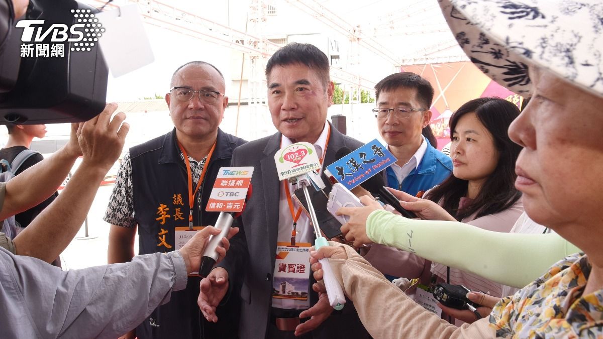 苗栗縣長鍾東錦。（圖／TVBS）