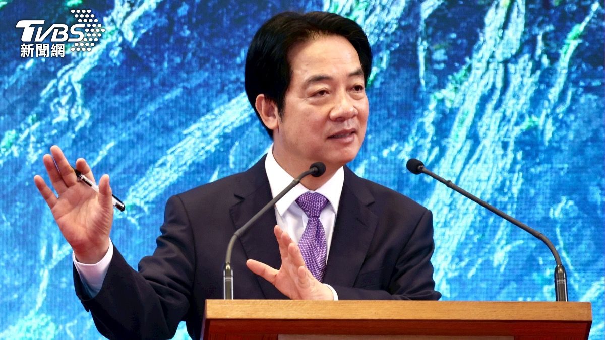 總統賴清德20日現身發表執政兩周年談話。（圖／華子琛攝）