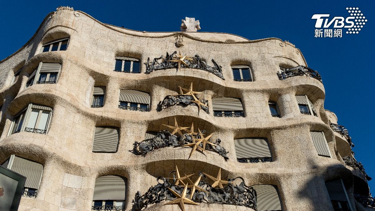 米拉之家（Casa Milà）。(圖／達志影像美聯社)