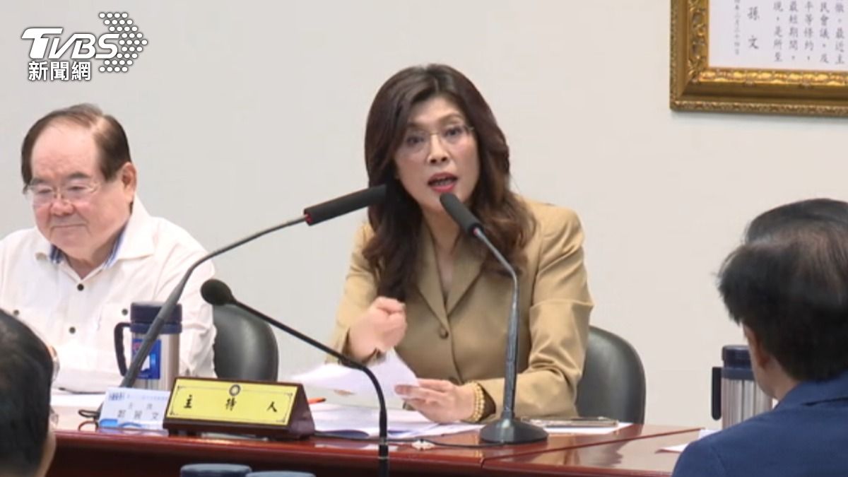 國民黨主席鄭麗文在中常會上狂罵25分鐘，痛批總統賴清德的520談話充滿謊言，一度氣到敲桌。（圖／TVBS）