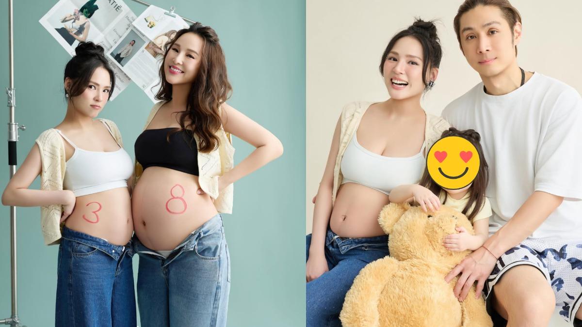 熊熊結婚3年!520驚喜宣布「懷二胎」 曬3個月孕肚開心和閨密一起懷馬寶寶