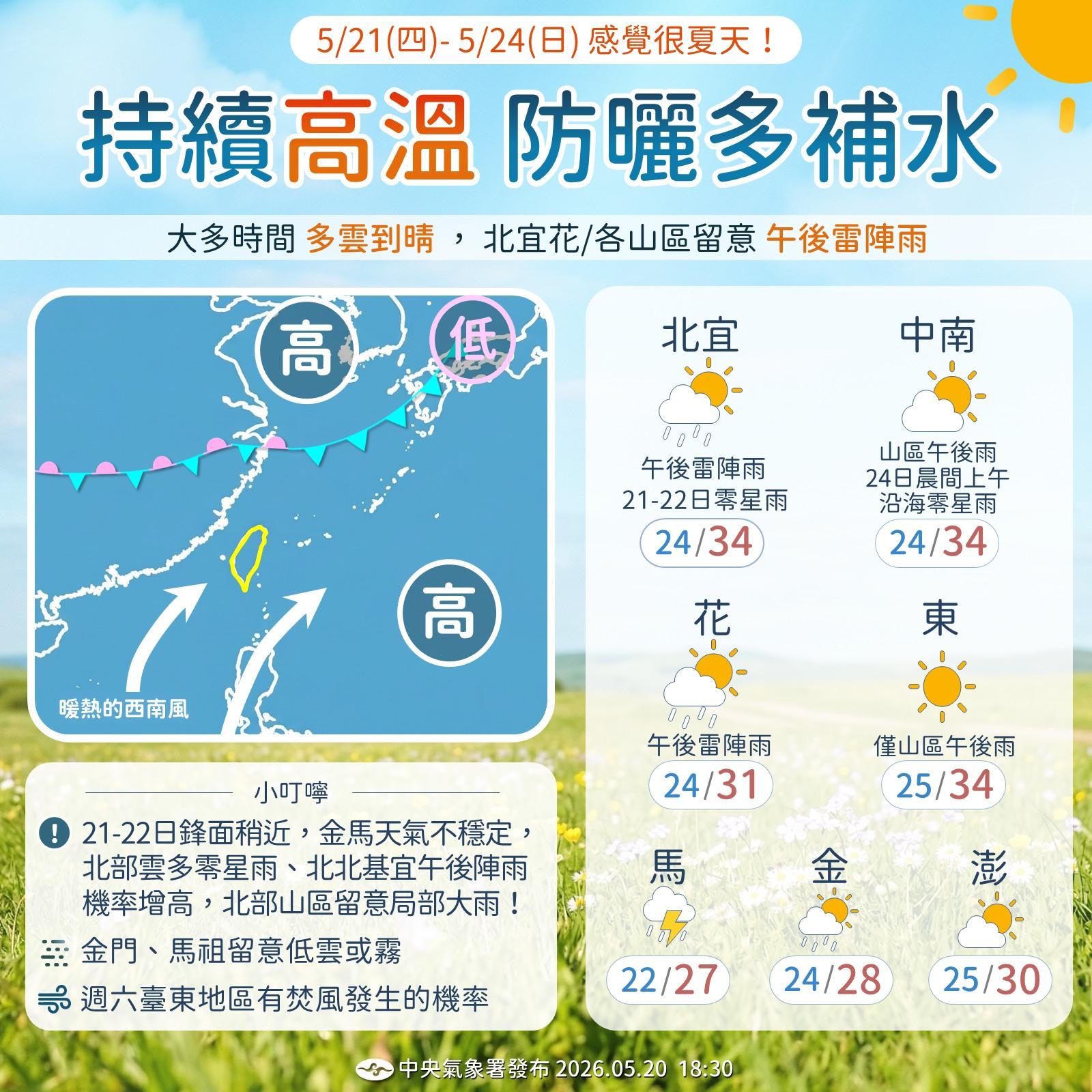 天氣預報-氣象預報-今天天氣-一週天氣-週末天氣