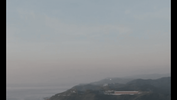 中科院今（21）日在九鵬基地進行雄三飛彈試射。（圖／Taiwan ADIZ提供）
