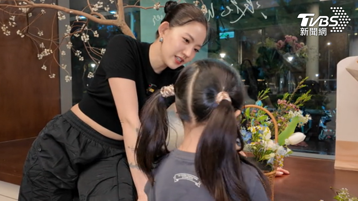 陳艾琳有一個六歲的女兒,感情非常要好。(圖/TVBS)