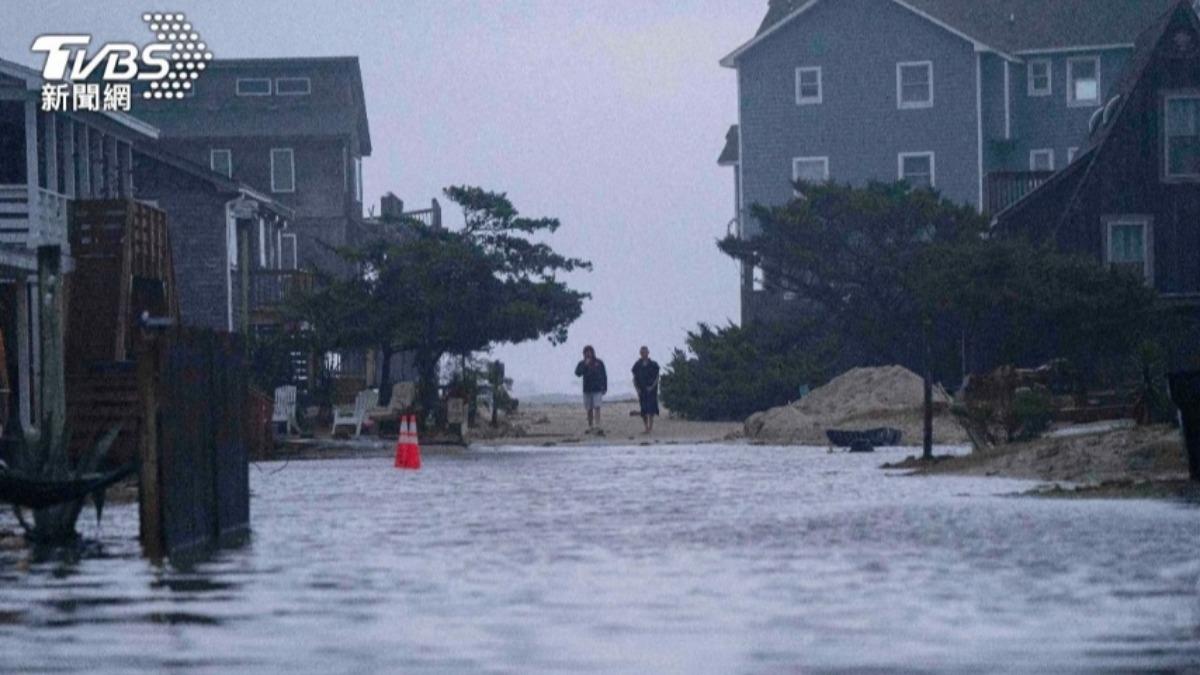 美國紐約遭遇雷暴天氣襲擊,多處嚴重淹水。(示意圖,與本事件無關/達志影像美聯社)