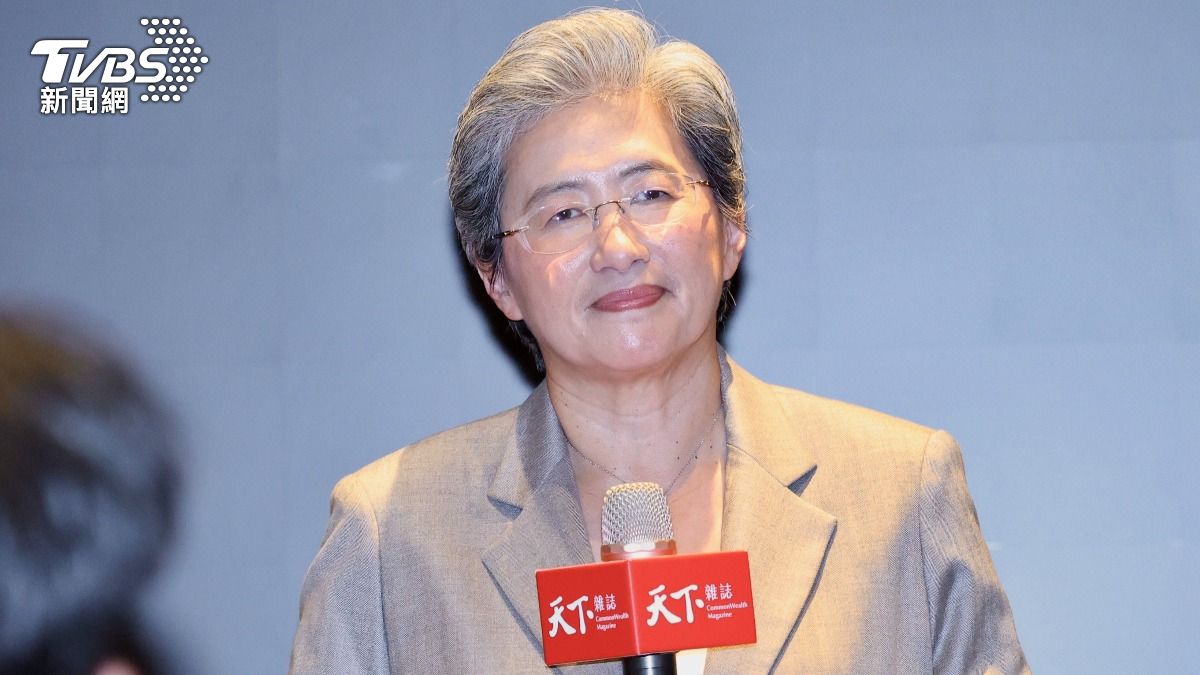 蘇姿丰宣布在台灣擴大投資超過100億美元,自己樂見讓台廠製造走進國際。(圖/華子琛攝)