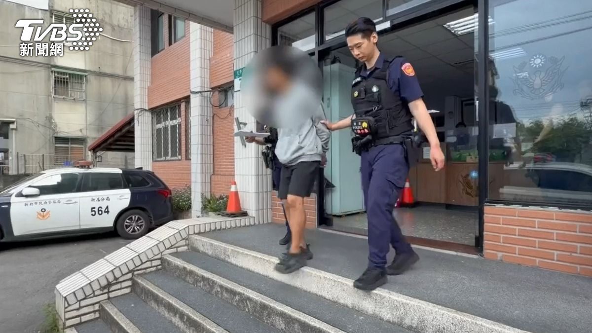 謝姓通緝犯被警方移送法辦。（圖／TVBS）