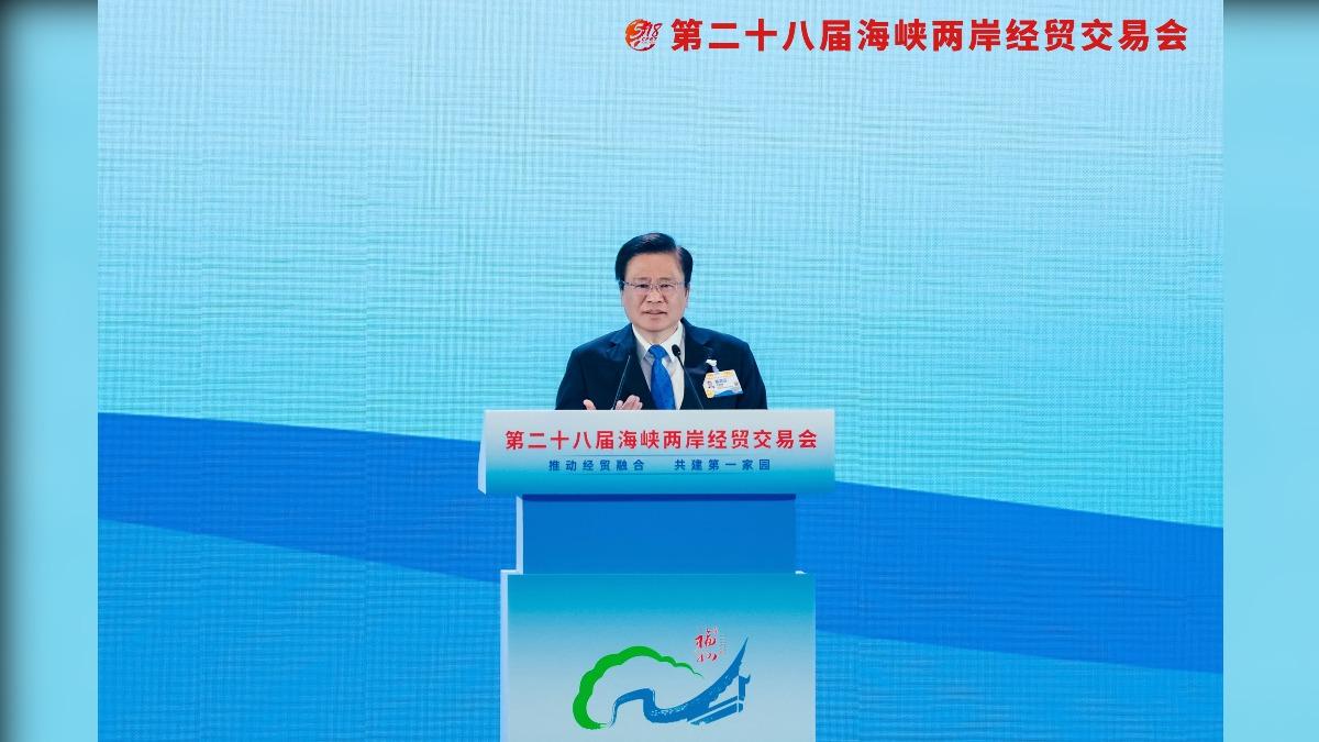 逾千台商台人參加海交會 許舒博籲深化兩岸產業互補
