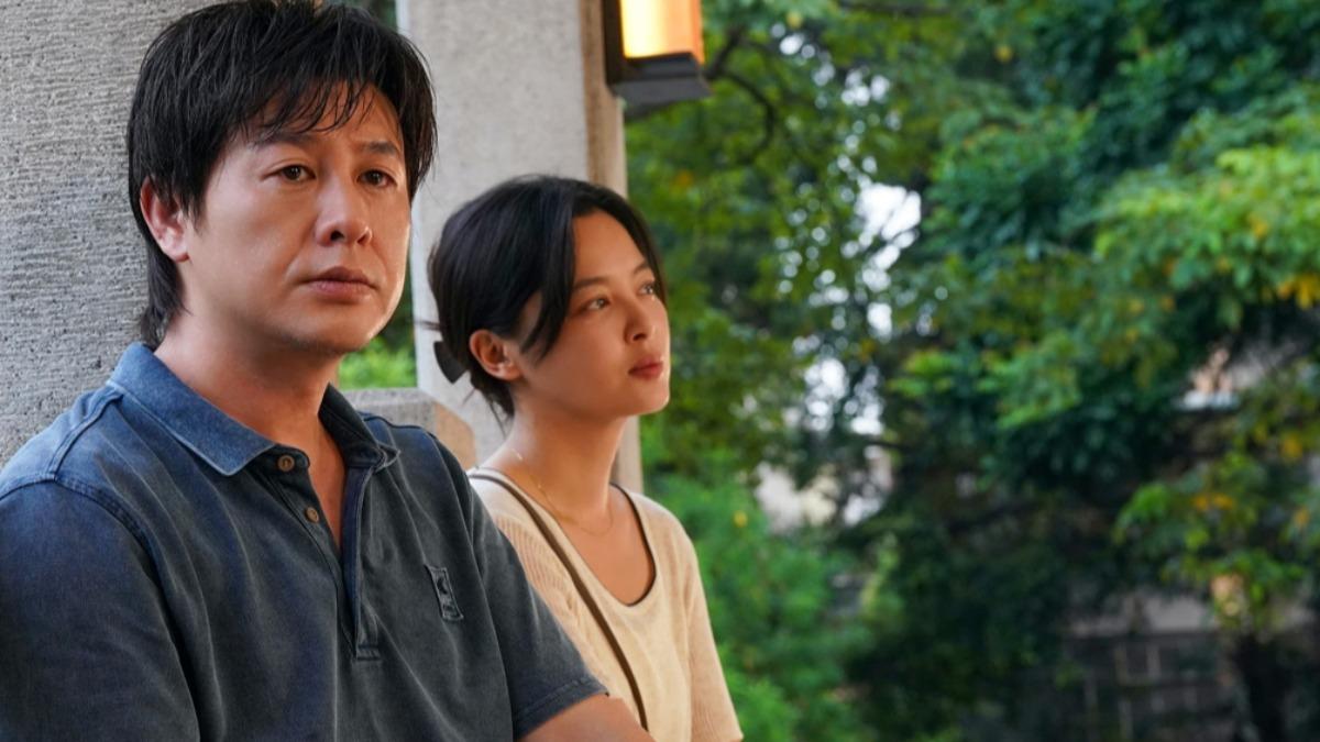 張頌文在《日掛中天》中與辛芷蕾有精彩對手戲，他也將為該片來台。（圖／兩岸電影展提供）