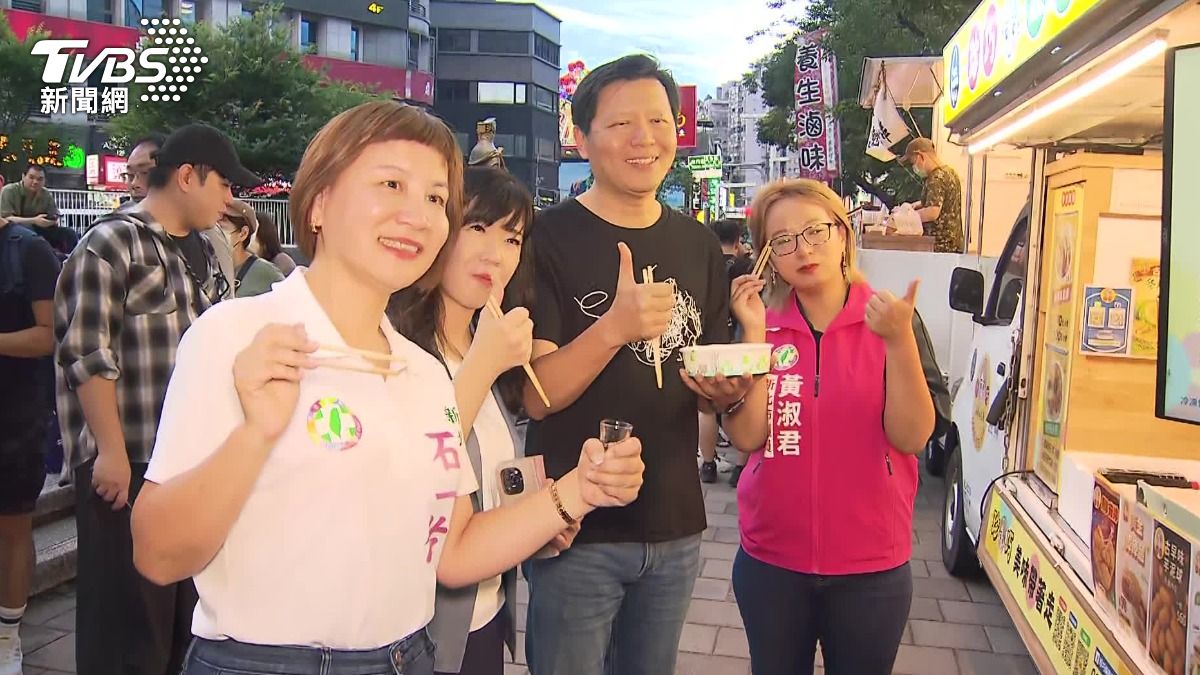 活動串聯府中商圈19家餐酒業者,還有素食小夜市、美食胖卡市集。(圖/TVBS)