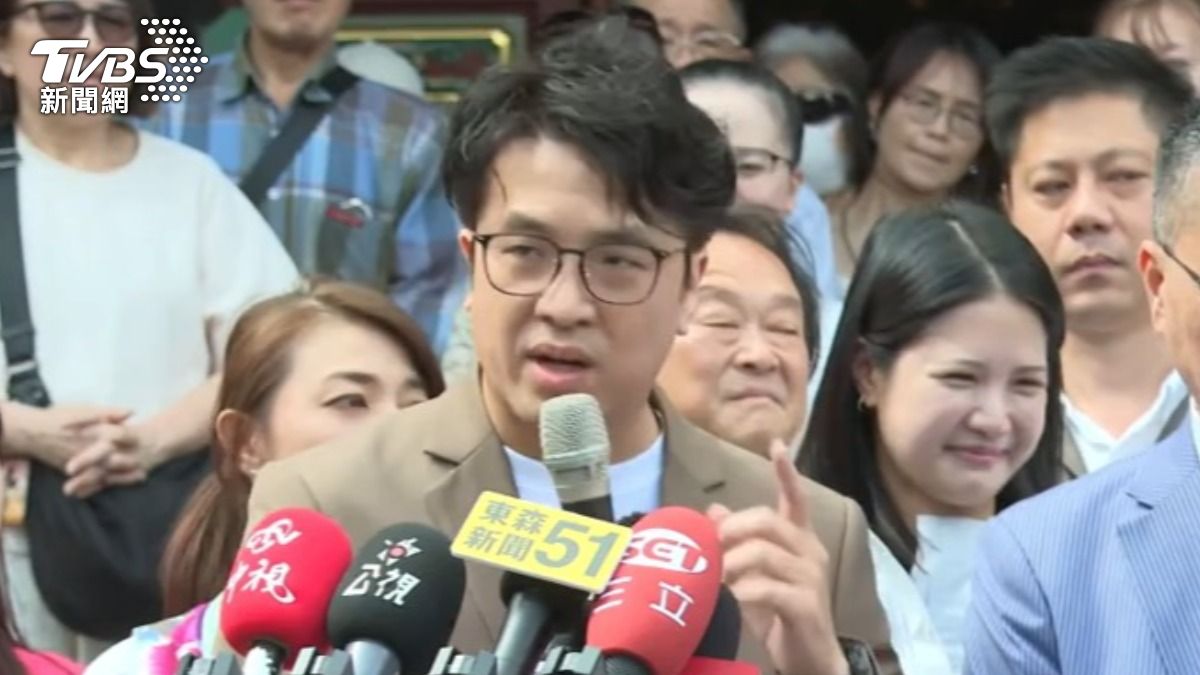 民進黨台北市長參選人沈伯洋自爆貸款200萬元投入選戰。(圖/TVBS)