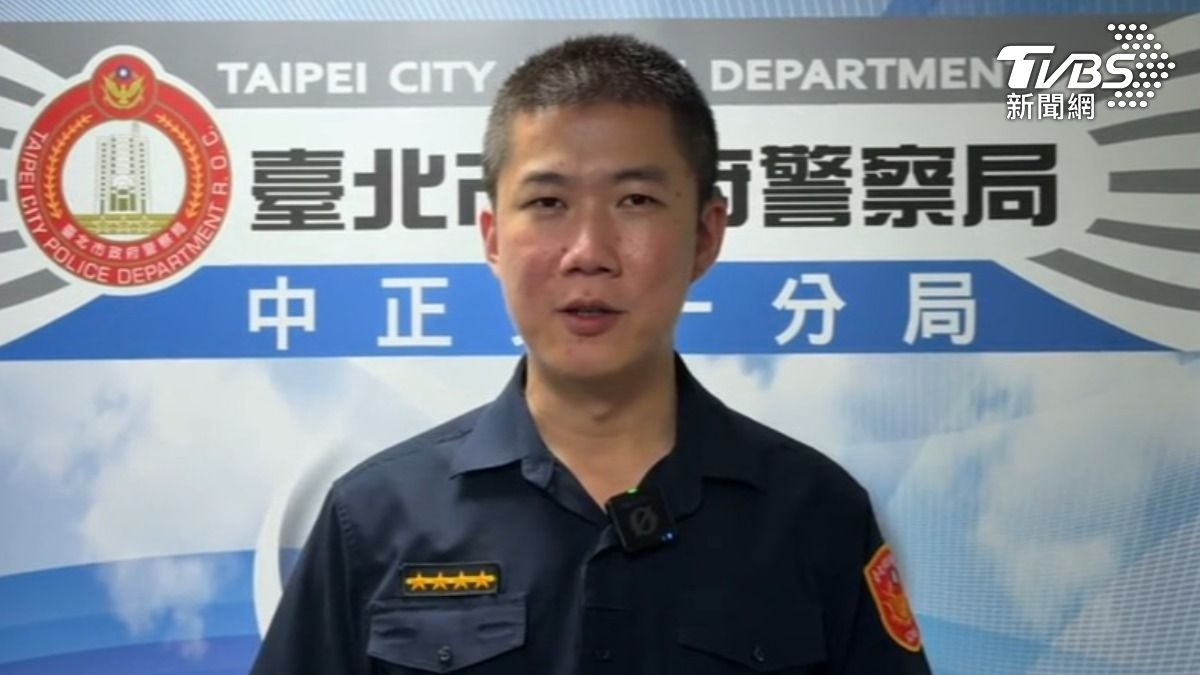 中正一分局博愛所小隊長林昇一個月連續線上破獲兩起車手案。（圖／TVBS）