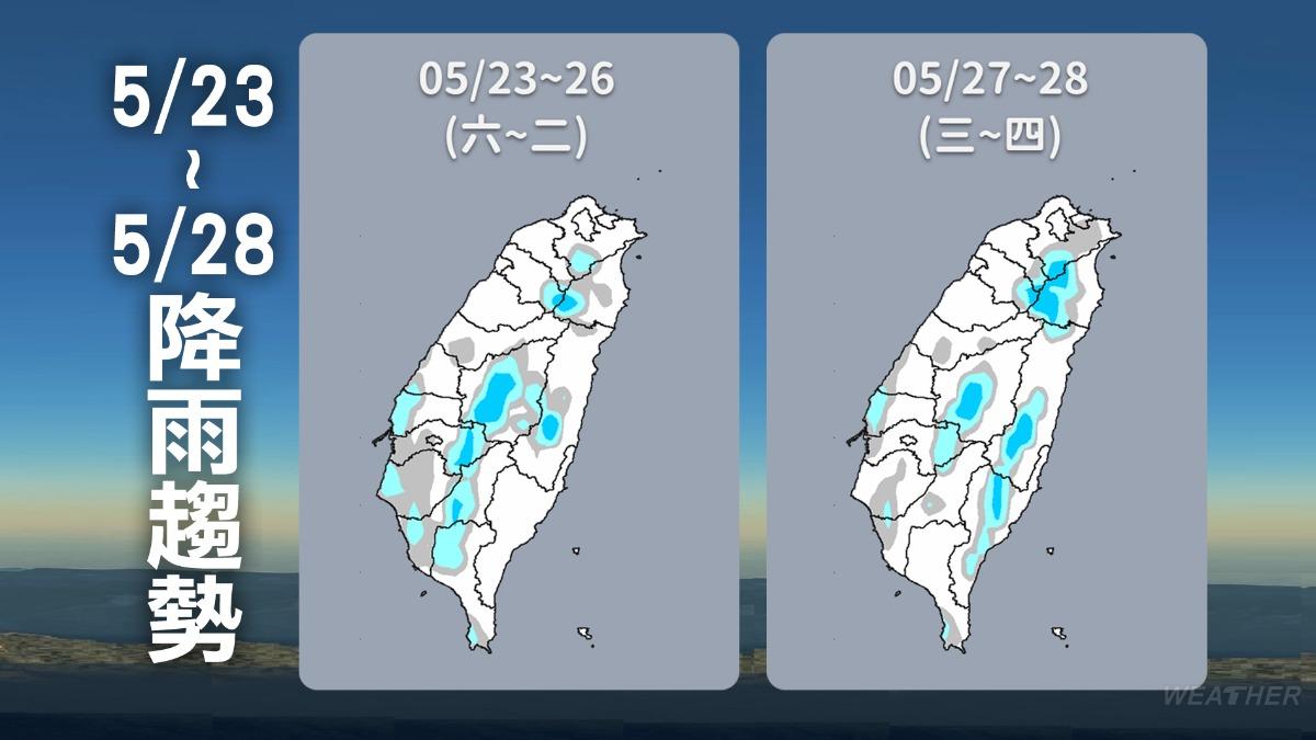 明天天氣/高溫狂飆37度!下週五「鋒面報到」 中北部雨彈炸
