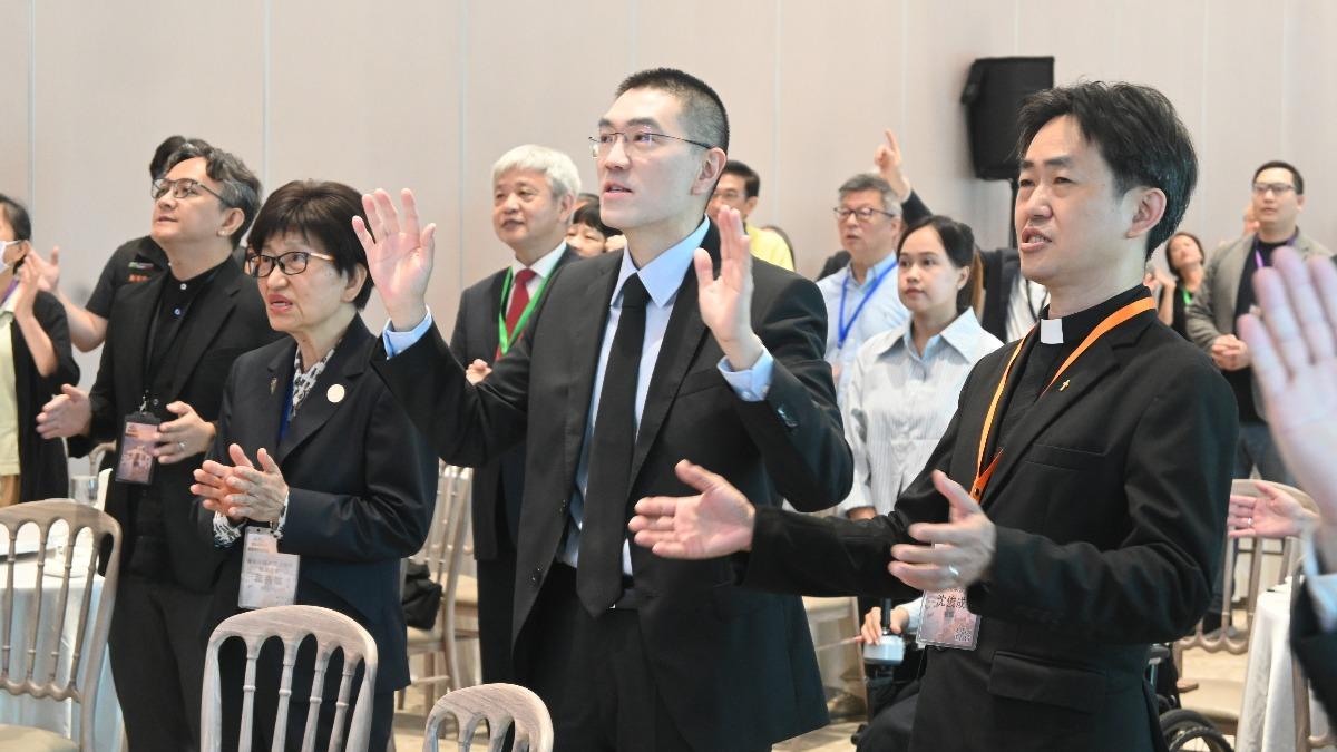 基隆城市祈禱餐會23日上午舉行，邀集牧者、教會代表、立委及議長共同參與。（圖／基督教文化交流協會提供）