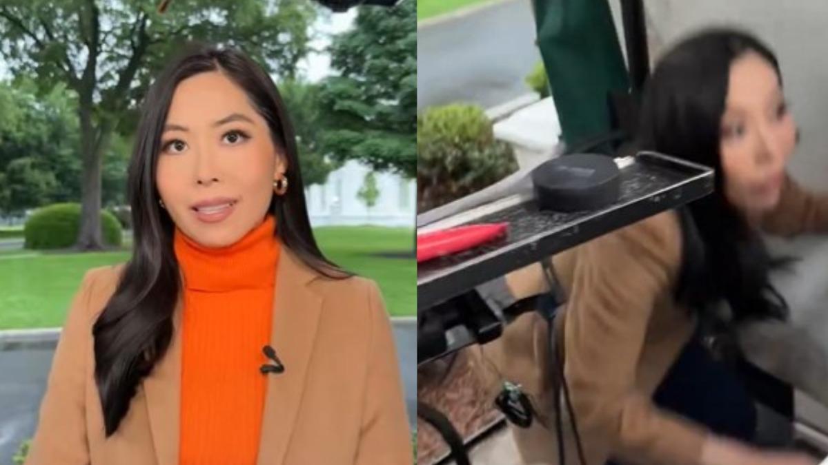 拍攝到一半爆槍聲!白宮記者拍下槍響瞬間 驚慌躲避影片曝