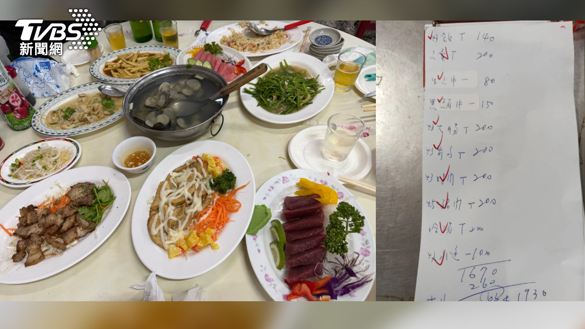 高雄鹽埕區一家主打百元熱炒的海產店遭顧客投訴，指控店家在未告知的情況下，擅自將點餐份量從一份改為兩份，導致結帳金額翻倍（圖／翻攝 threads@demons.1026）