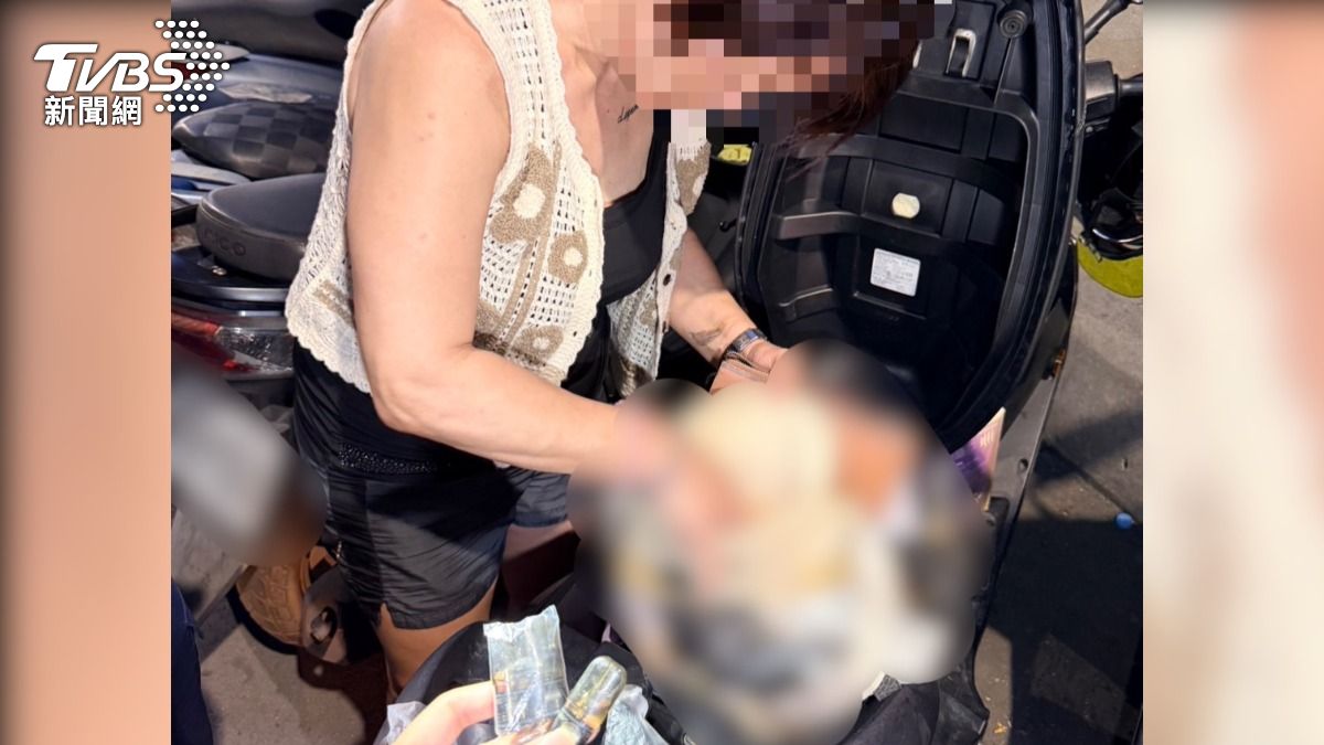 新莊分局中港派出所專案首日緝毒畫面。（圖／TVBS）