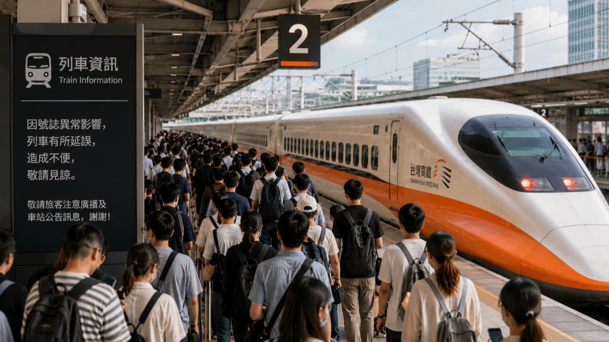 近年最嚴重延誤!高鐵末班車今全面提前 發車時間看這