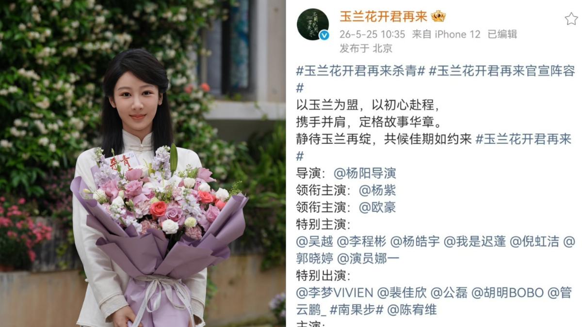 林志玲消失在卡司名單。(圖/翻攝自微博)