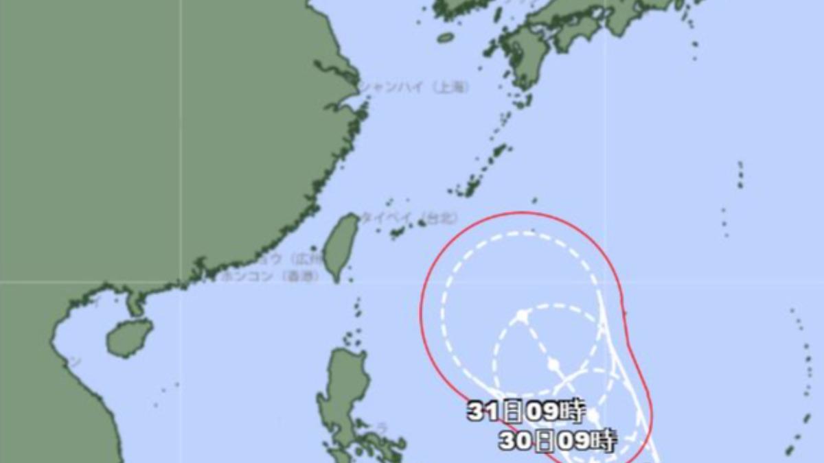 準颱風「薔蜜」將朝北移動!日媒:恐刺激梅雨鋒面帶來大雨