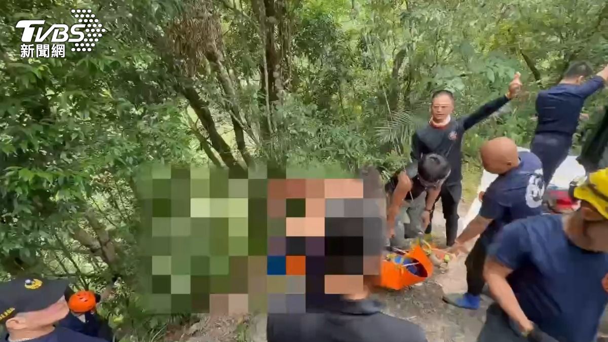 詭異!烏來2釣客雙雙溺斃 遺體吊掛上路面查主因