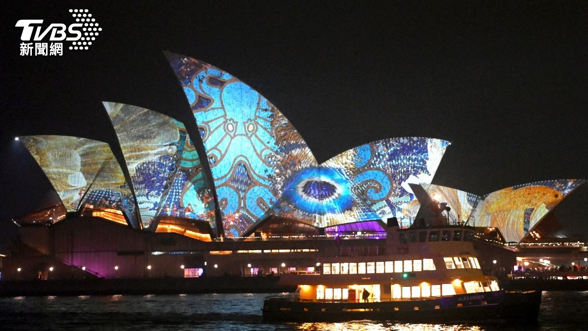 「繽紛雪梨燈光音樂節」（Vivid Sydney）驚傳重大意外！（圖／達志影像路透社）