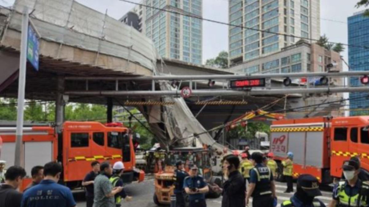 韓國首爾西小門高架橋坍塌增至3死　出事原因、鐵路影響範圍曝