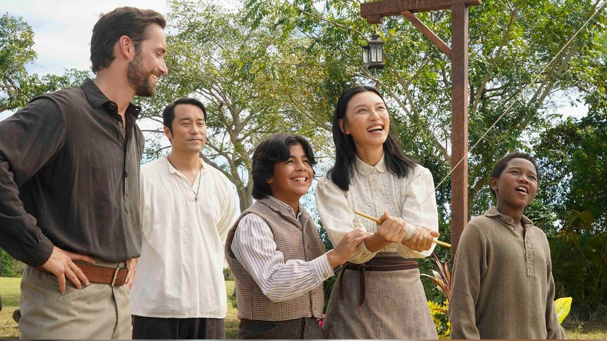香港女星王丹妮首次挑戰演出時代劇《苦力》。（圖／北影提供）