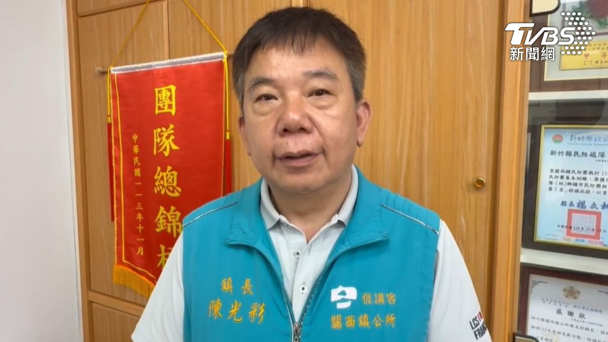 關西鎮鎮長陳光彩。(圖/TVBS)