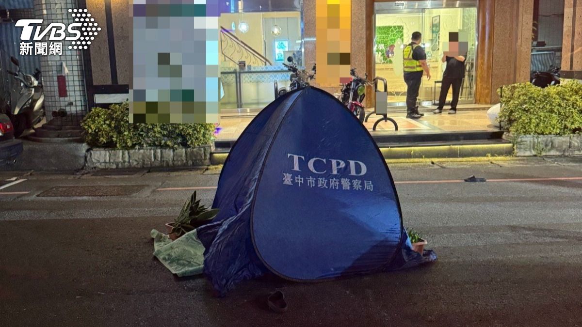 台中南區深夜不平靜!男集合住宅墜落 倒臥旅館前明顯死亡