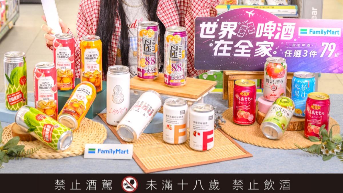 圭賢-全家-超商-啤酒-圭賢小卡-燈箱-吊飾-全家台發店-台啤-雲泡生啤酒-美廉社-